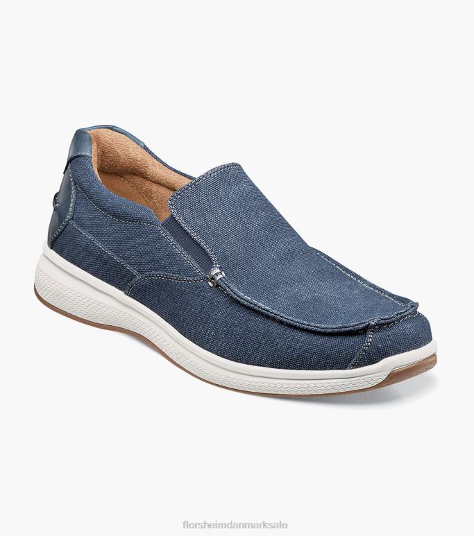 Florsheim Mænd great lakes canvas moc toe slip på NF0RV382 fodtøj flåde