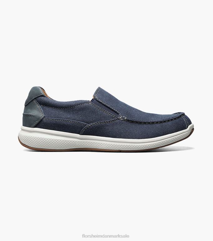 Florsheim Mænd great lakes canvas moc toe slip på NF0RV382 fodtøj flåde