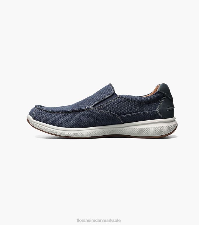 Florsheim Mænd great lakes canvas moc toe slip på NF0RV382 fodtøj flåde
