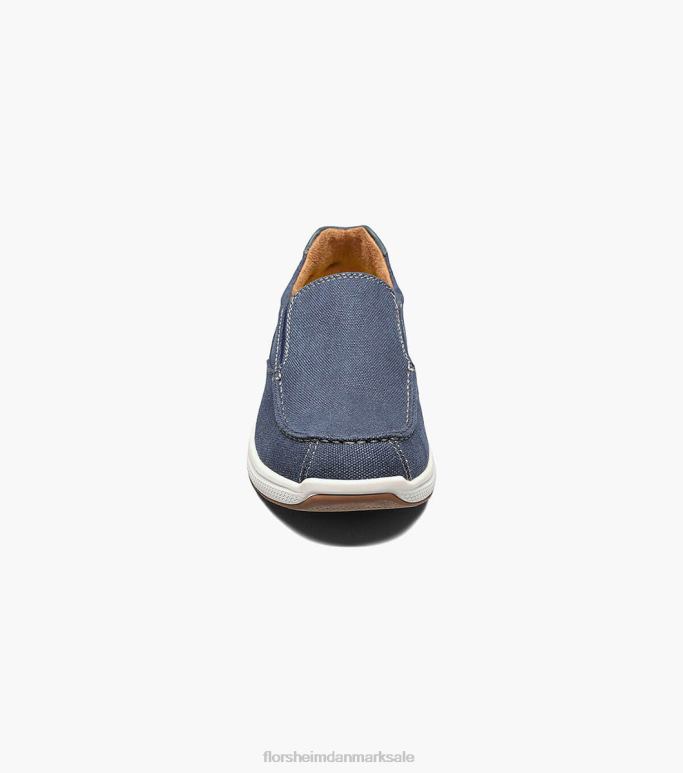 Florsheim Mænd great lakes canvas moc toe slip på NF0RV382 fodtøj flåde