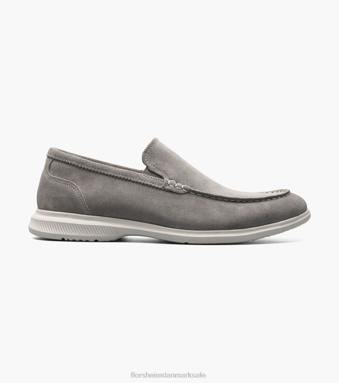 Florsheim Mænd hamptons moc toe venetiansk loafer NF0RV1 fodtøj grå ruskind