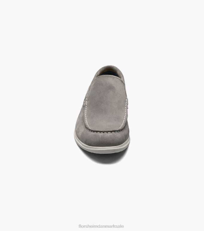 Florsheim Mænd hamptons moc toe venetiansk loafer NF0RV1 fodtøj grå ruskind