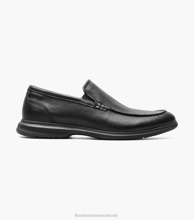 Florsheim Mænd hamptons moc toe venetiansk loafer NF0RV2 fodtøj sort