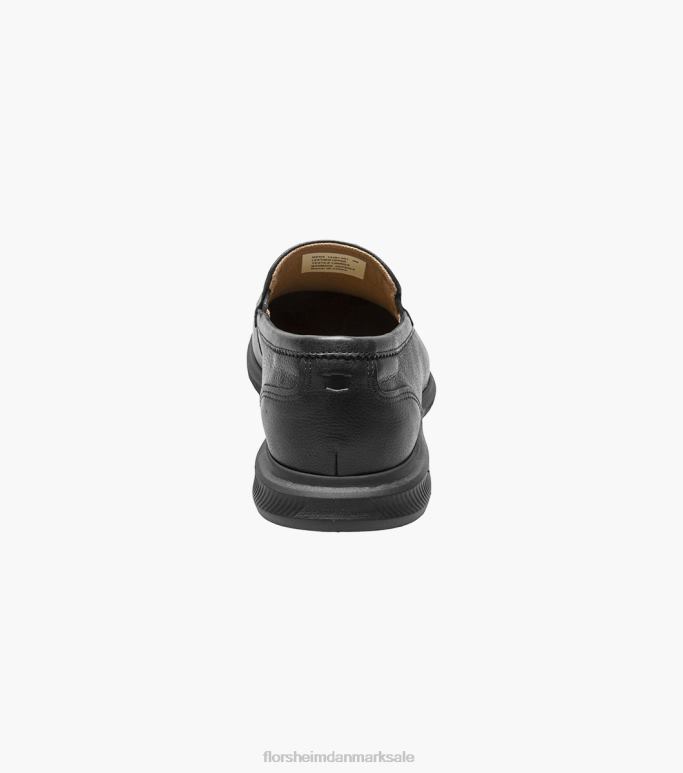 Florsheim Mænd hamptons moc toe venetiansk loafer NF0RV2 fodtøj sort