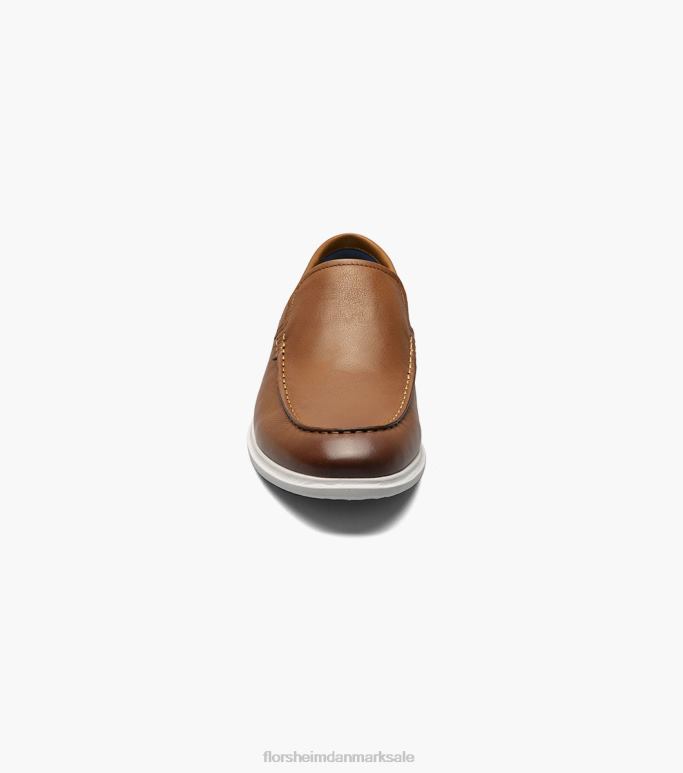 Florsheim Mænd hamptons moc toe venetiansk loafer NF0RV3 fodtøj cognac