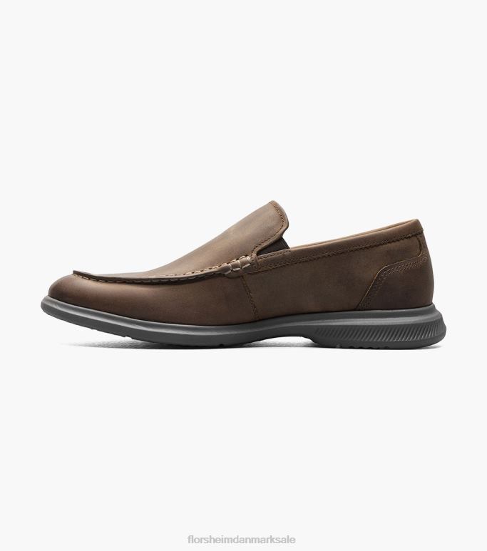 Florsheim Mænd hamptons moc toe venetiansk loafer NF0RV4 fodtøj brun lm