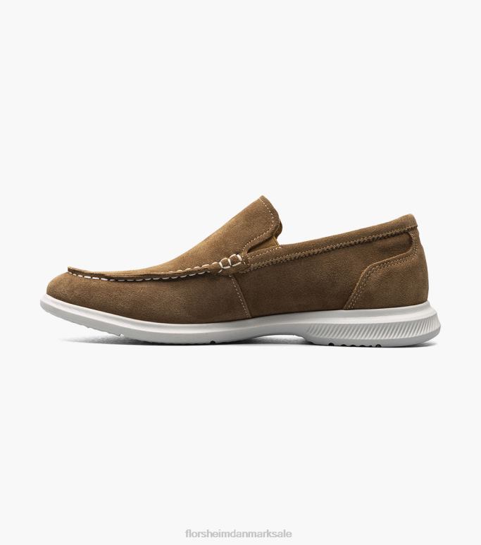 Florsheim Mænd hamptons moc toe venetiansk loafer NF0RV5 fodtøj solbrun ruskind