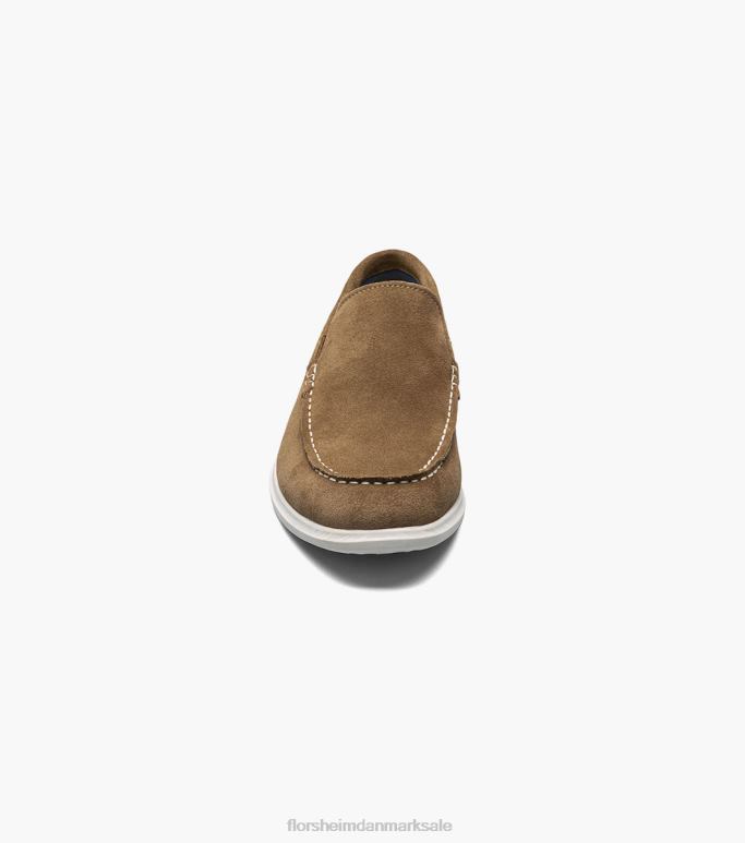 Florsheim Mænd hamptons moc toe venetiansk loafer NF0RV5 fodtøj solbrun ruskind