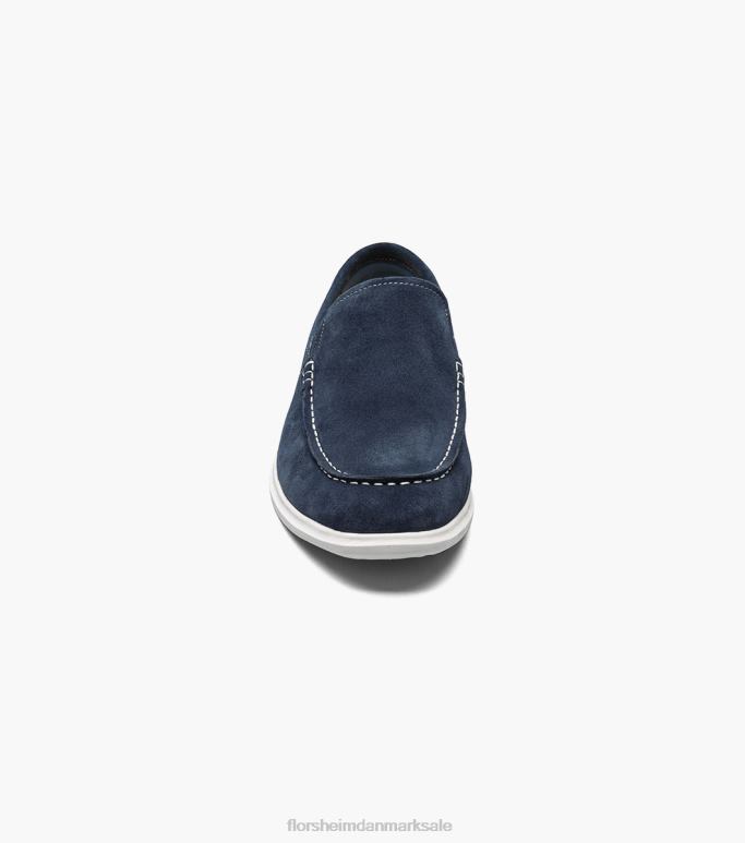 Florsheim Mænd hamptons moc toe venetiansk loafer NF0RV6 fodtøj marineblå ruskind