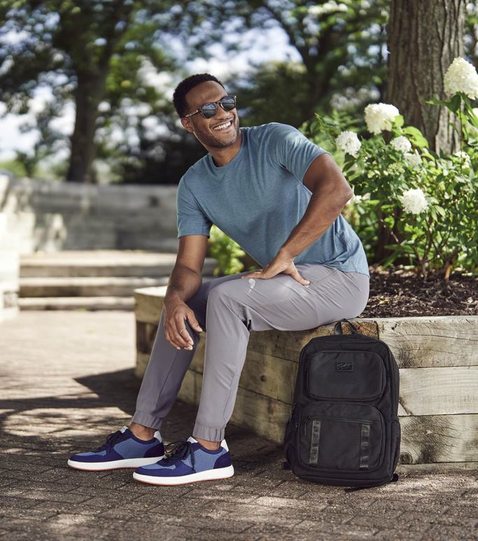 Florsheim Mænd heist 1 strik 6-øjet blonde til tå sneaker NF0RV16 fodtøj blå