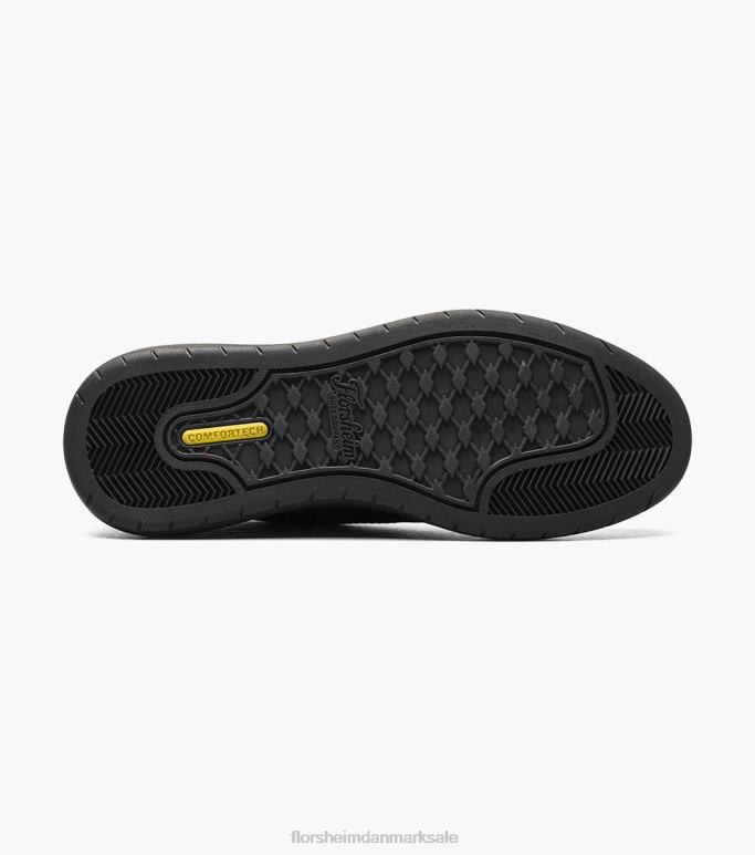 Florsheim Mænd heist 1 strik 6-øjet blonde til tå sneaker NF0RV17 fodtøj sort