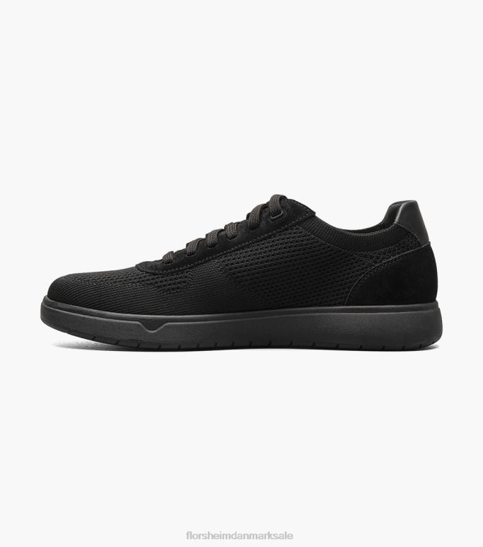 Florsheim Mænd heist 1 strik 6-øjet blonde til tå sneaker NF0RV17 fodtøj sort