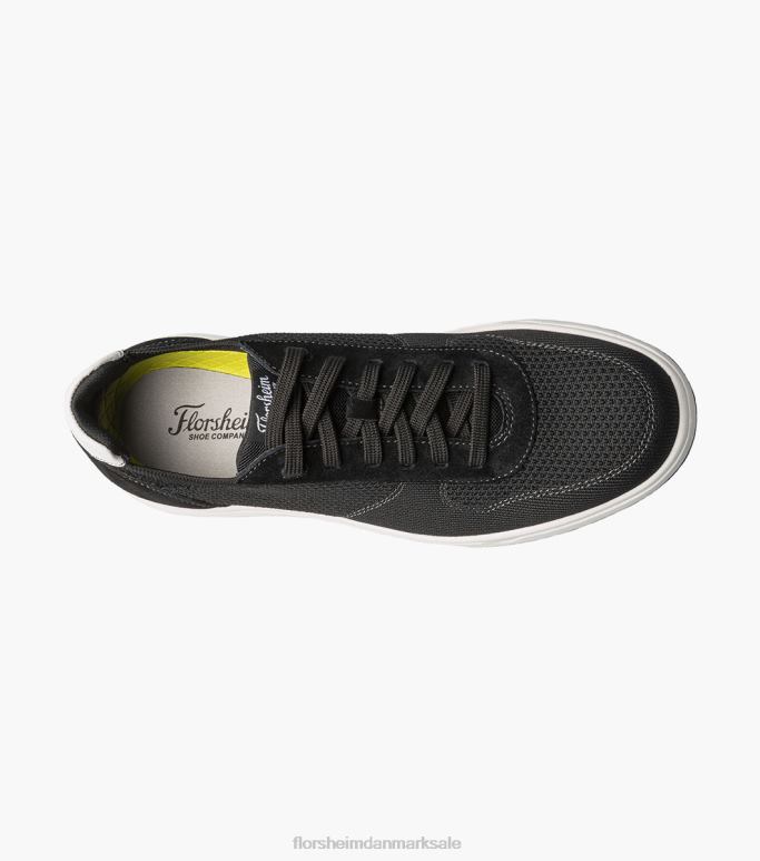 Florsheim Mænd heist 1 strik 6-øjet blonde til tå sneaker NF0RV20 fodtøj sort hvid