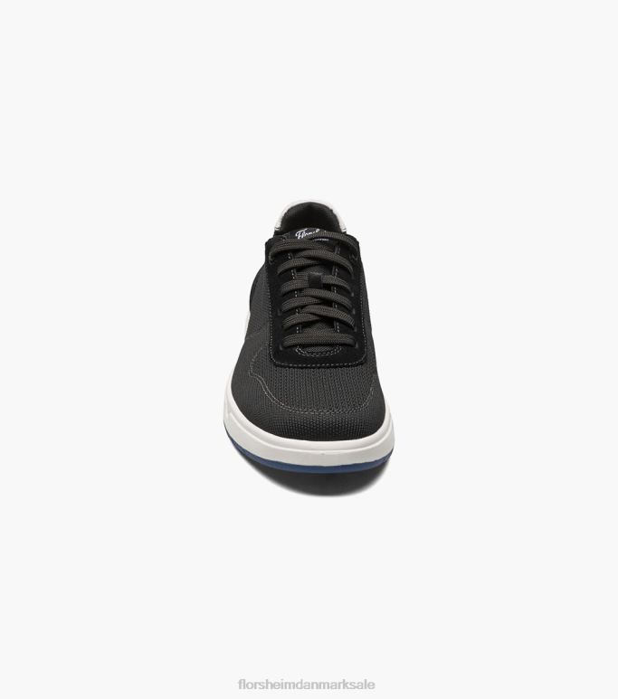 Florsheim Mænd heist 1 strik 6-øjet blonde til tå sneaker NF0RV20 fodtøj sort hvid