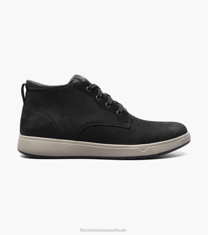 Florsheim Mænd heist 2 almindelig tå chukka støvle NF0RV30 fodtøj sort nubuck