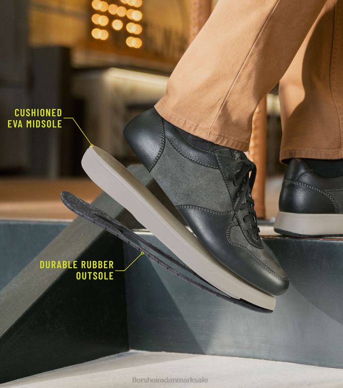 Florsheim Mænd heist 2 moc toe sneaker med snøre NF0RV29 fodtøj sort multi