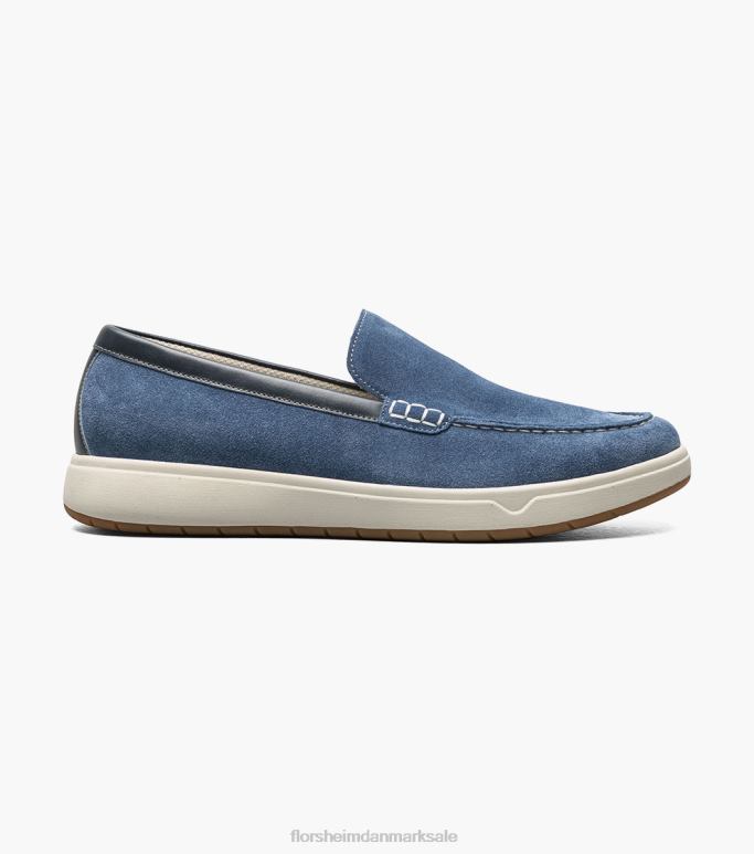 Florsheim Mænd heist 2 moc toe venetiansk loafer NF0RV28 fodtøj blå ruskind