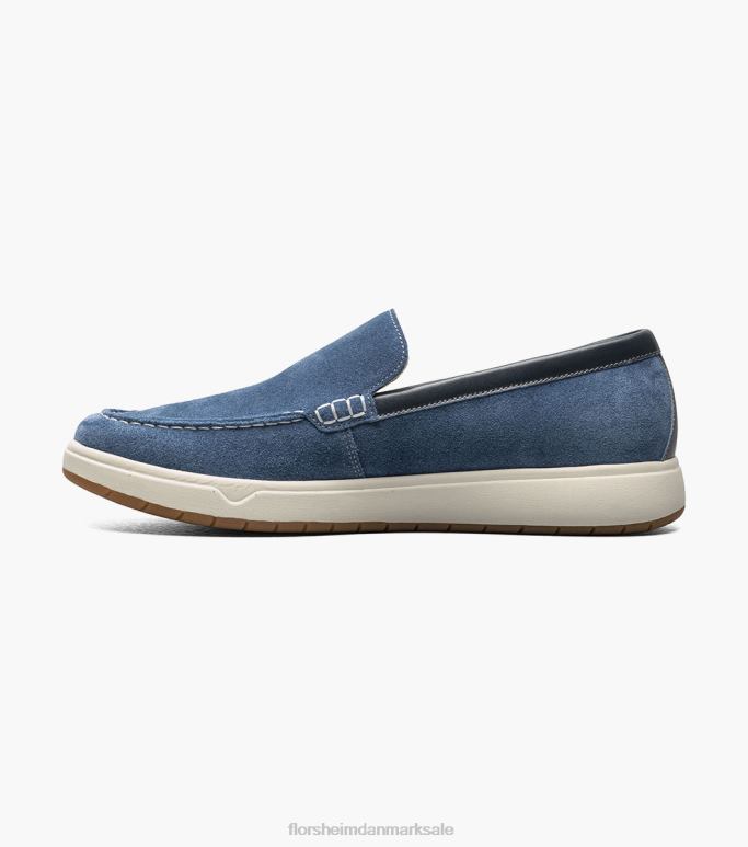 Florsheim Mænd heist 2 moc toe venetiansk loafer NF0RV28 fodtøj blå ruskind
