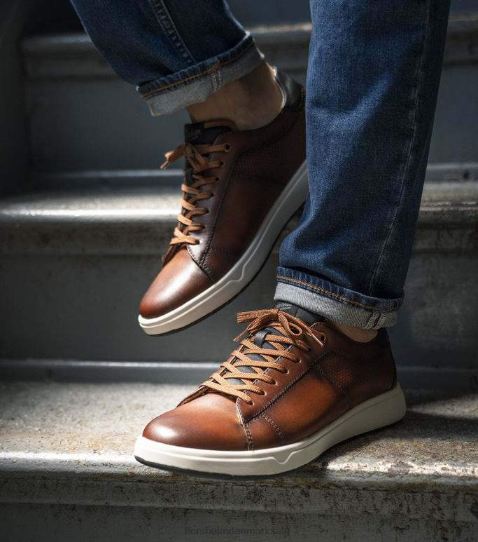 Florsheim Mænd heist 2 sneaker med blonder til tå NF0RV25 fodtøj cognac