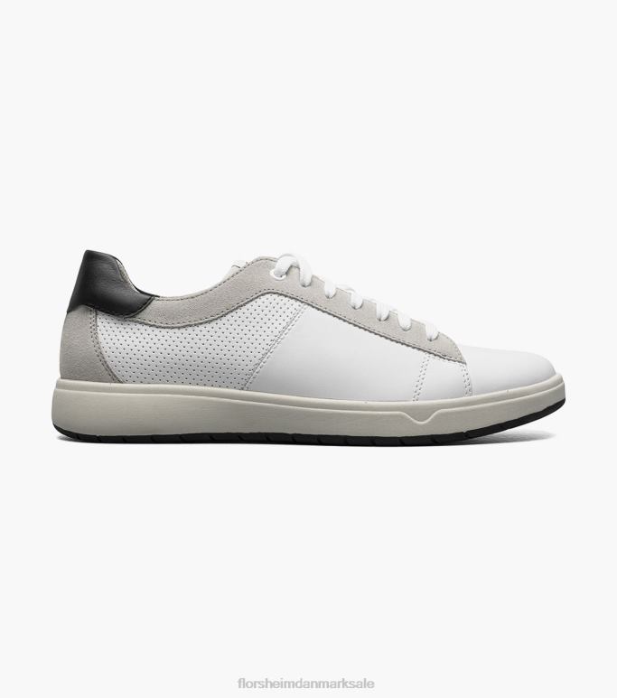 Florsheim Mænd heist 2 sneaker med blonder til tå NF0RV27 fodtøj sort hvid