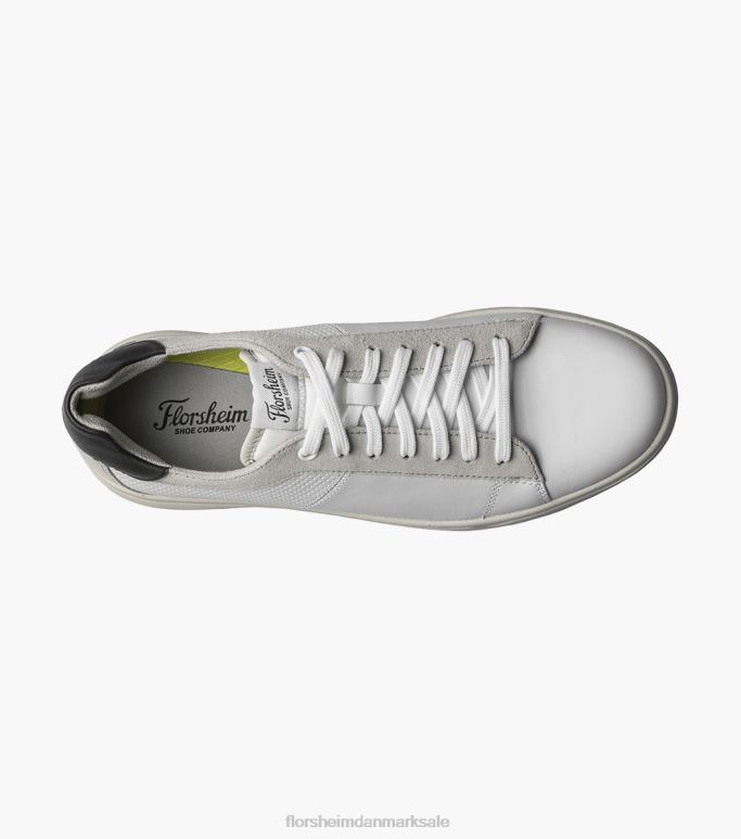 Florsheim Mænd heist 2 sneaker med blonder til tå NF0RV27 fodtøj sort hvid