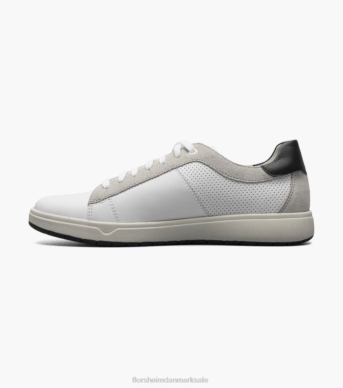 Florsheim Mænd heist 2 sneaker med blonder til tå NF0RV27 fodtøj sort hvid
