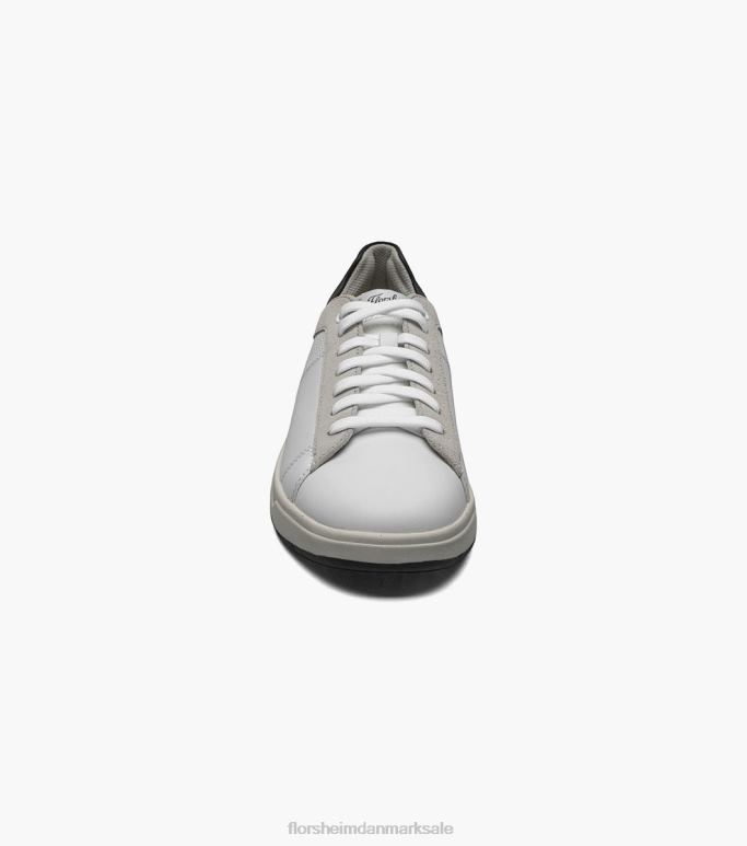 Florsheim Mænd heist 2 sneaker med blonder til tå NF0RV27 fodtøj sort hvid