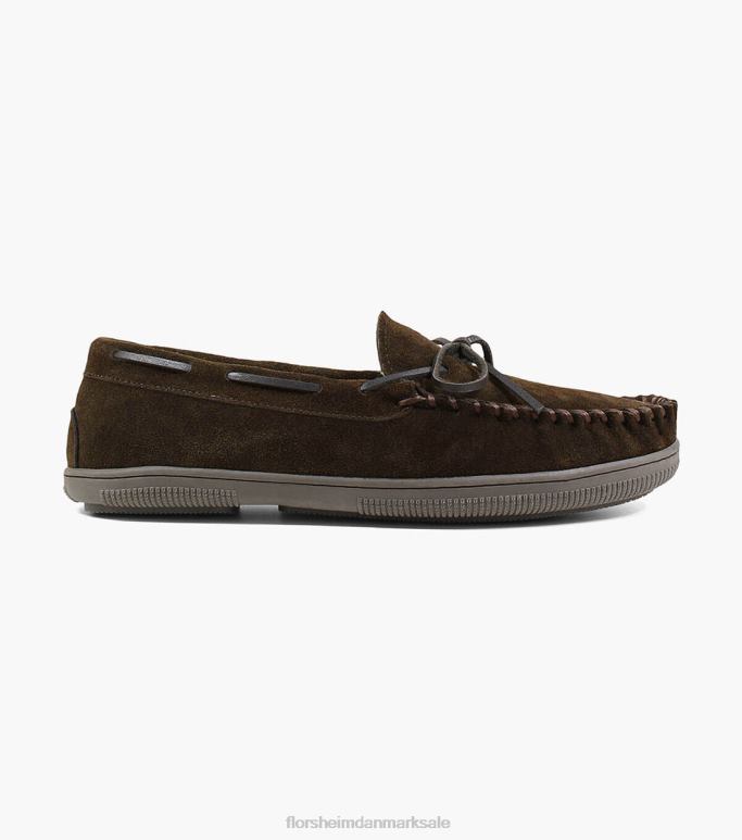 Florsheim Mænd hyggelig moc toe tie tøffel NF0RV383 fodtøj chokolade