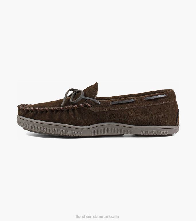 Florsheim Mænd hyggelig moc toe tie tøffel NF0RV383 fodtøj chokolade