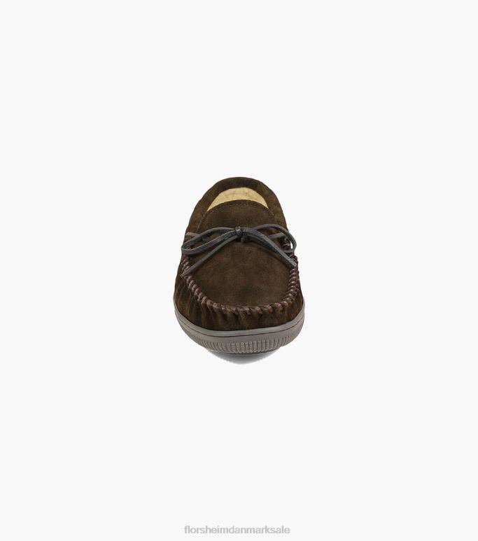 Florsheim Mænd hyggelig moc toe tie tøffel NF0RV383 fodtøj chokolade