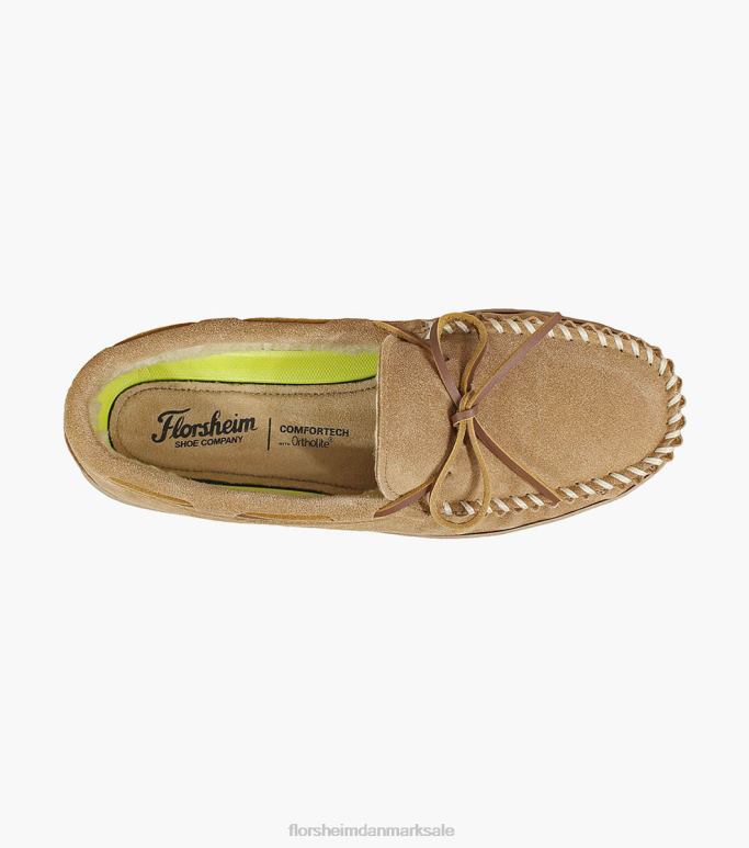Florsheim Mænd hyggelig moc toe tie tøffel NF0RV384 fodtøj sand