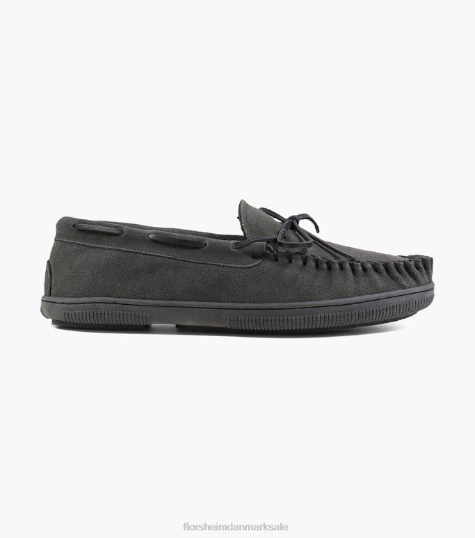 Florsheim Mænd hyggelig moc toe tie tøffel NF0RV385 fodtøj grå ruskind