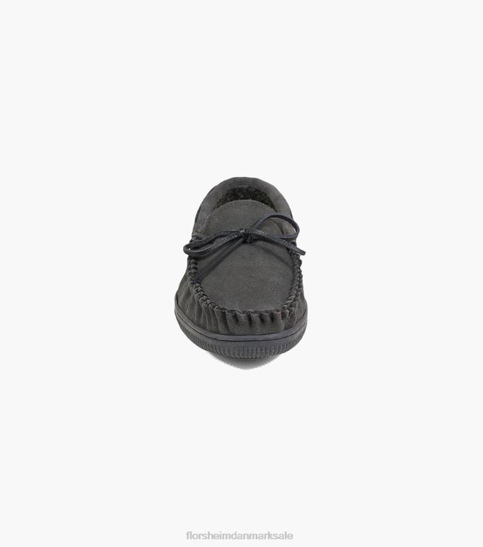 Florsheim Mænd hyggelig moc toe tie tøffel NF0RV385 fodtøj grå ruskind