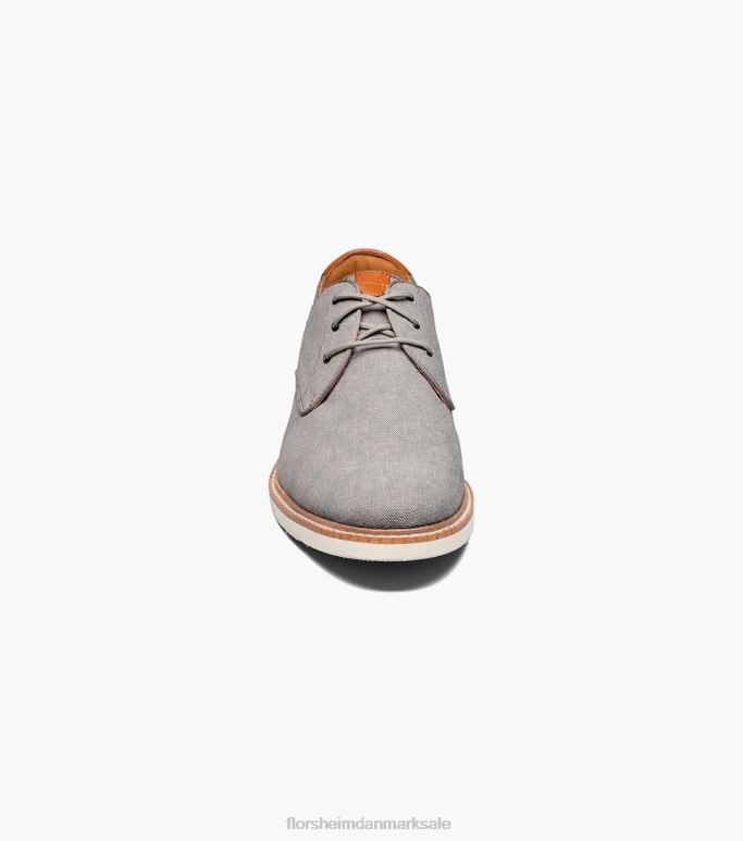 Florsheim Mænd højland lærred almindelig tå oxford NF0RV319 fodtøj grå