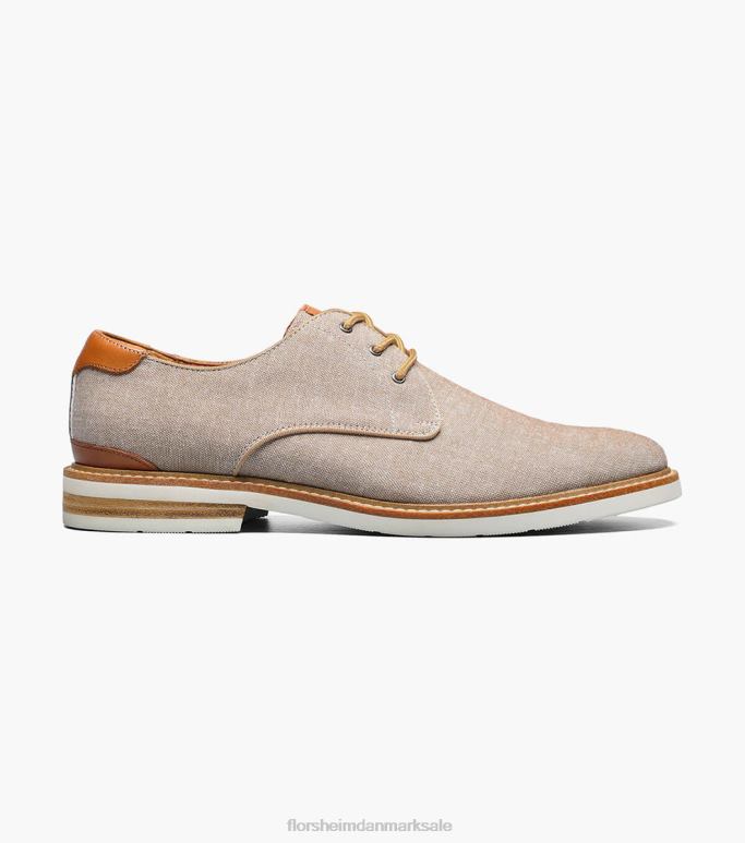 Florsheim Mænd højland lærred almindelig tå oxford NF0RV320 fodtøj sand