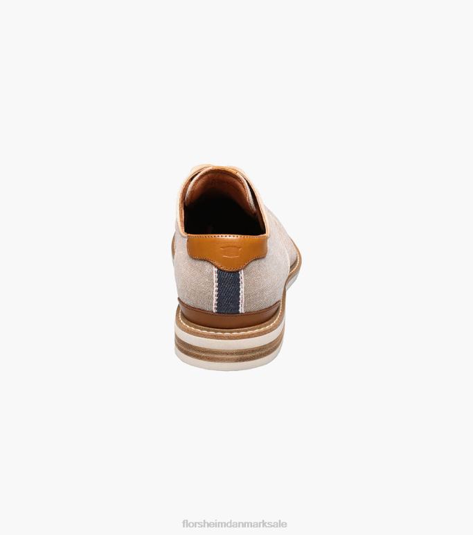 Florsheim Mænd højland lærred almindelig tå oxford NF0RV320 fodtøj sand