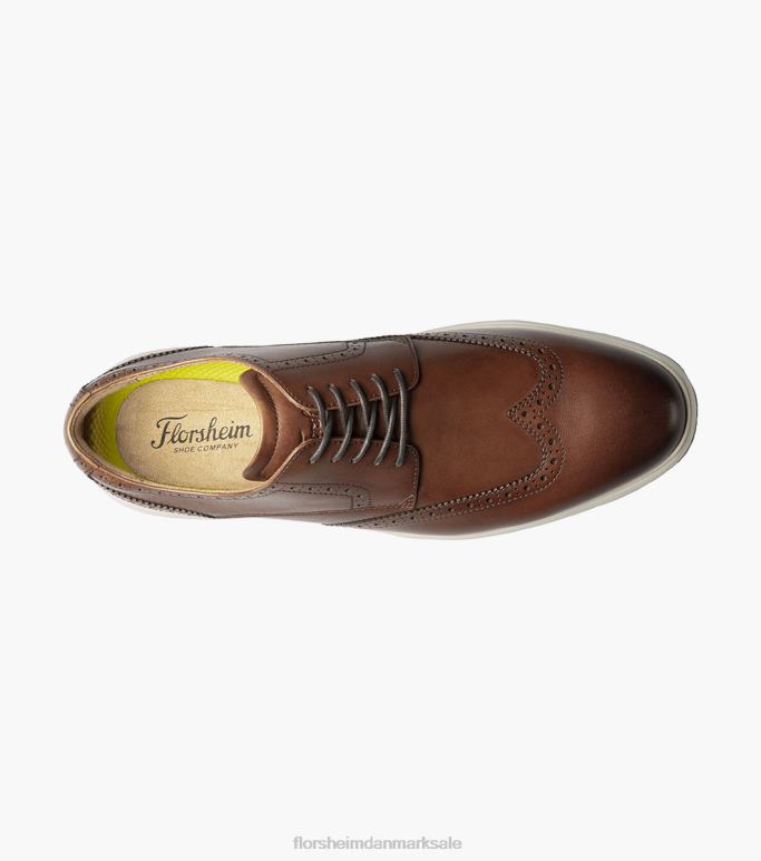 Florsheim Mænd instrumentbræt vingespids oxford NF0RV172 fodtøj cognac multi