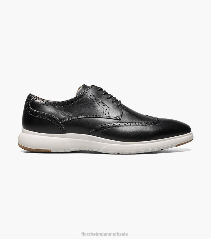 Florsheim Mænd instrumentbræt vingespids oxford NF0RV173 fodtøj sort hvid
