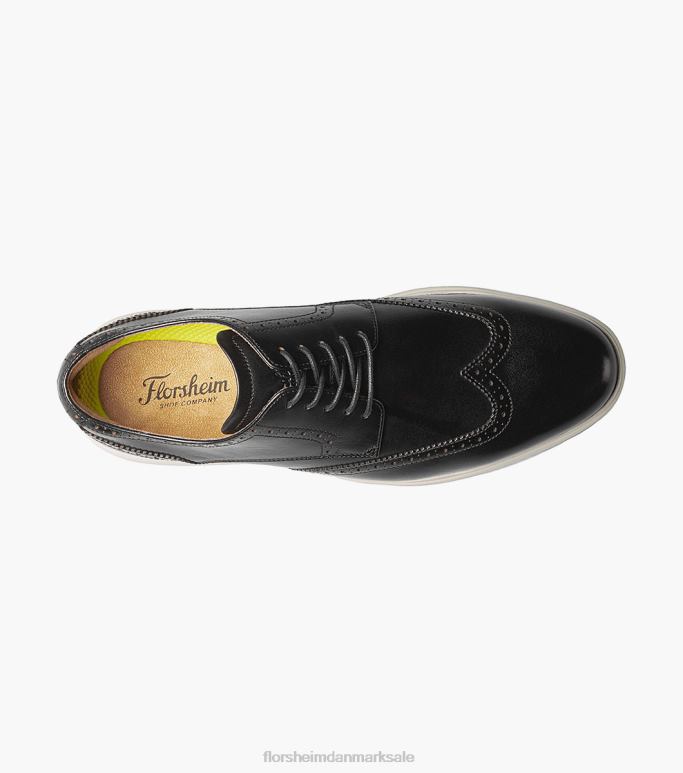 Florsheim Mænd instrumentbræt vingespids oxford NF0RV173 fodtøj sort hvid