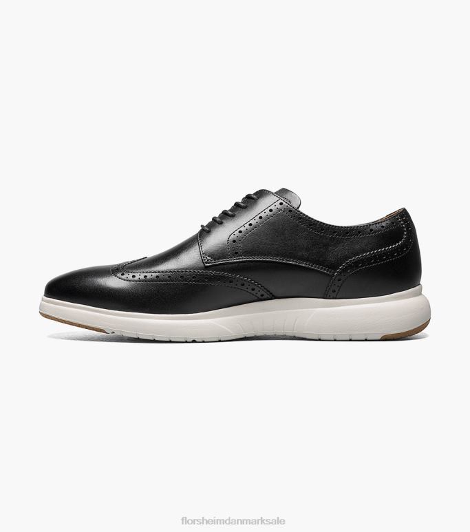Florsheim Mænd instrumentbræt vingespids oxford NF0RV173 fodtøj sort hvid