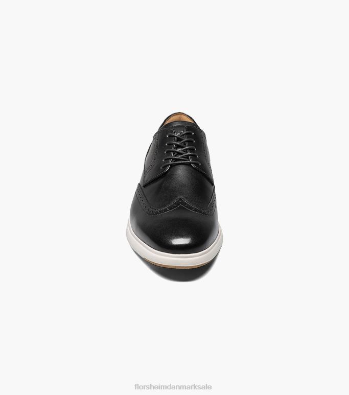 Florsheim Mænd instrumentbræt vingespids oxford NF0RV173 fodtøj sort hvid
