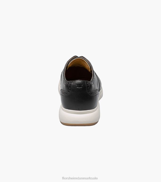 Florsheim Mænd instrumentbræt vingespids oxford NF0RV173 fodtøj sort hvid
