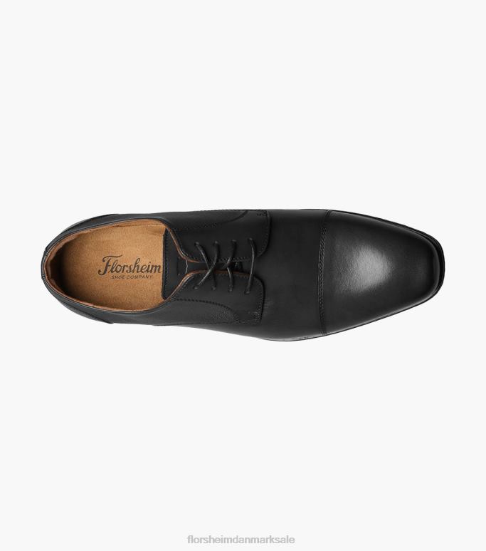 Florsheim Mænd jackson cap toe oxford NF0RV152 fodtøj sort