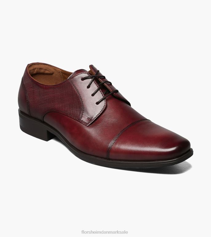 Florsheim Mænd jackson cap toe oxford NF0RV153 fodtøj bordeaux