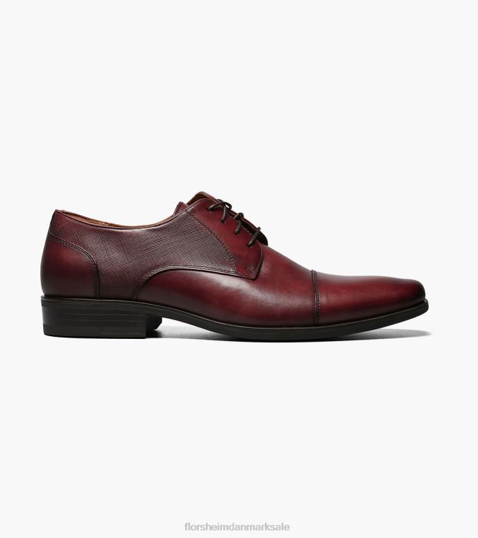 Florsheim Mænd jackson cap toe oxford NF0RV153 fodtøj bordeaux