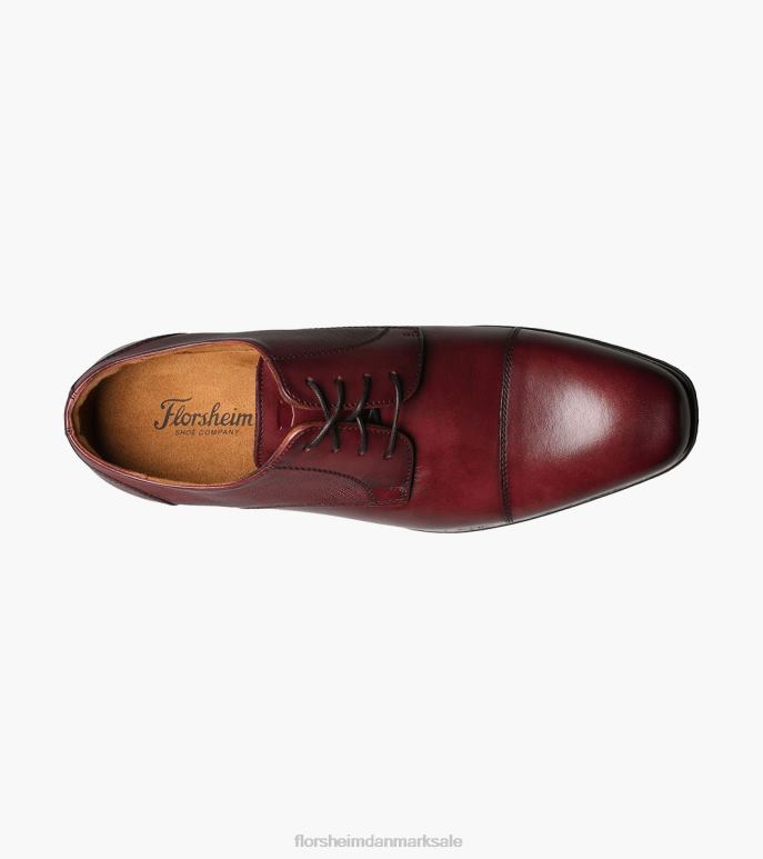 Florsheim Mænd jackson cap toe oxford NF0RV153 fodtøj bordeaux