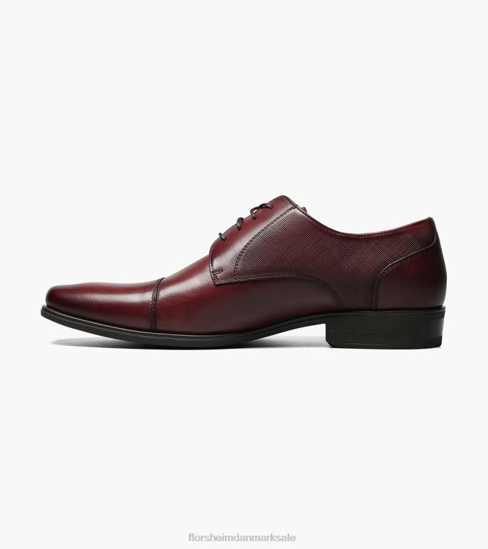 Florsheim Mænd jackson cap toe oxford NF0RV153 fodtøj bordeaux