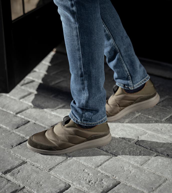 Florsheim Mænd java nylon moc toe slip på NF0RV344 fodtøj oliven