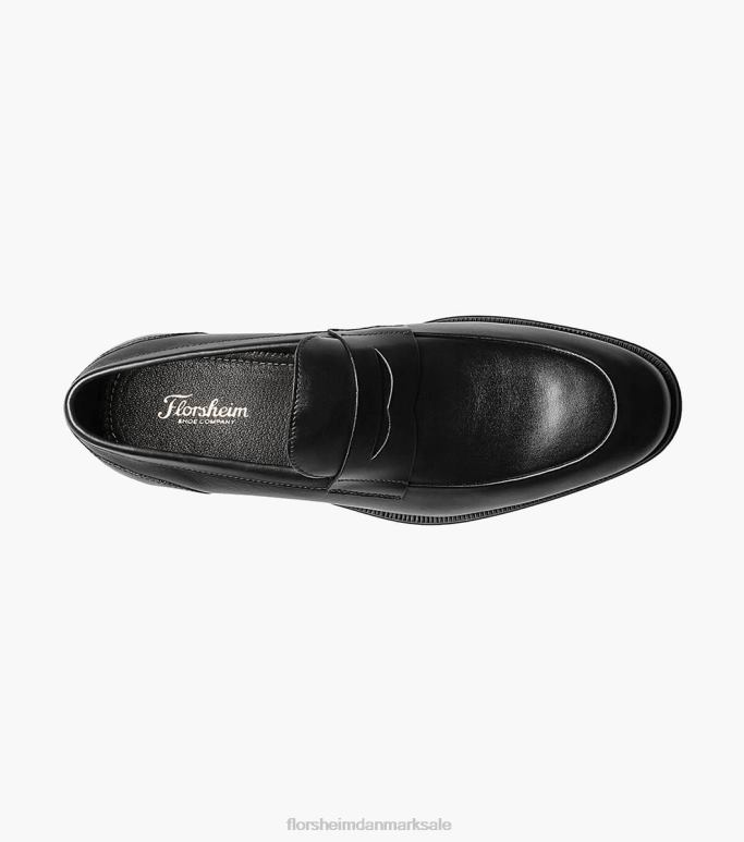 Florsheim Mænd jetson moc toe penny loafer NF0RV213 fodtøj sort