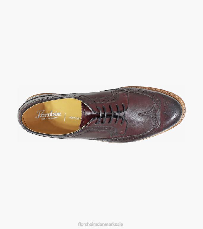 Florsheim Mænd kenmoor ii vingespids oxford NF0RV139 fodtøj bordeaux